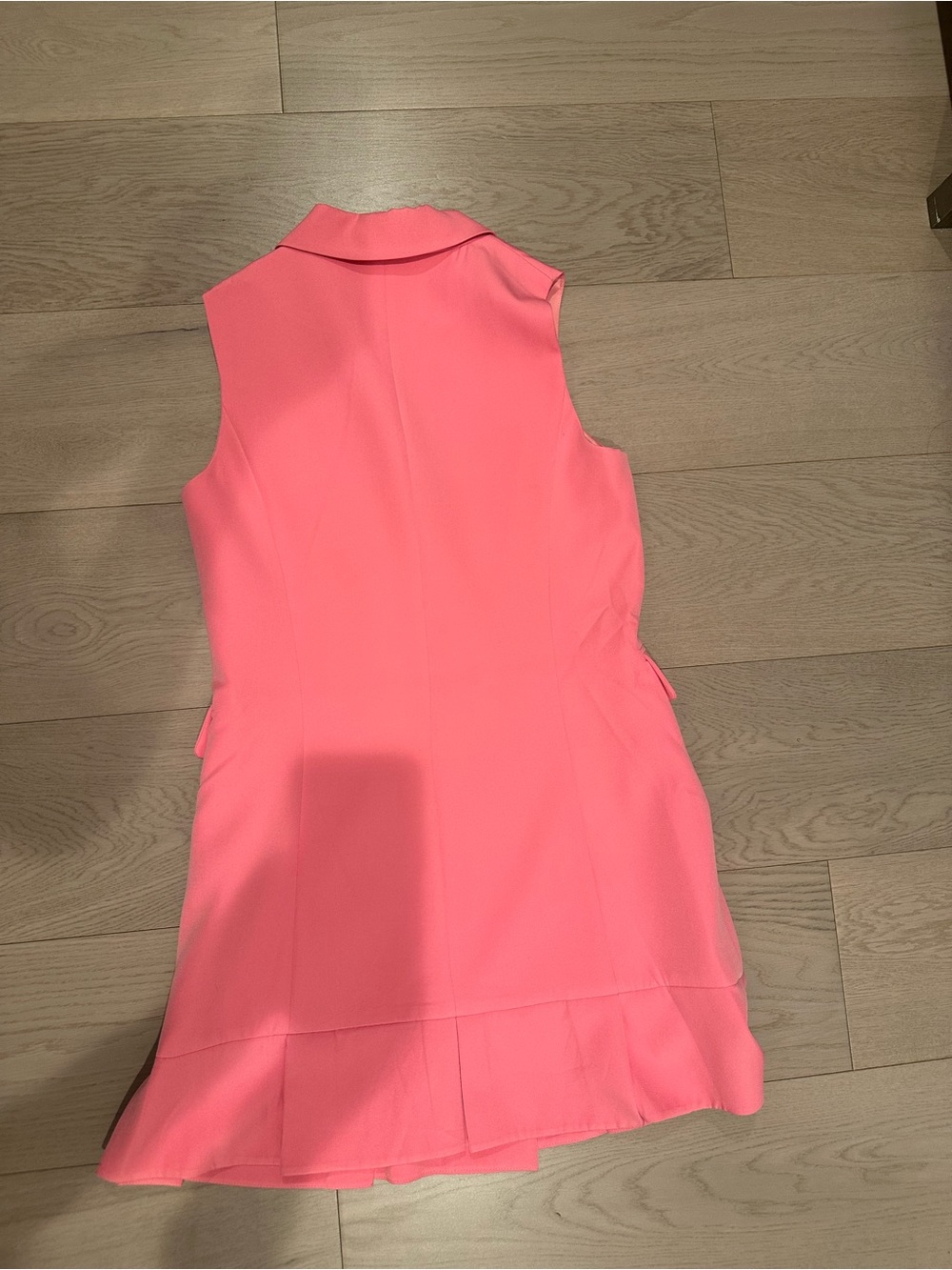 Mare Mare Sleeveless Double-Breasted Pink Mini Dress - Picture 2 of 4
